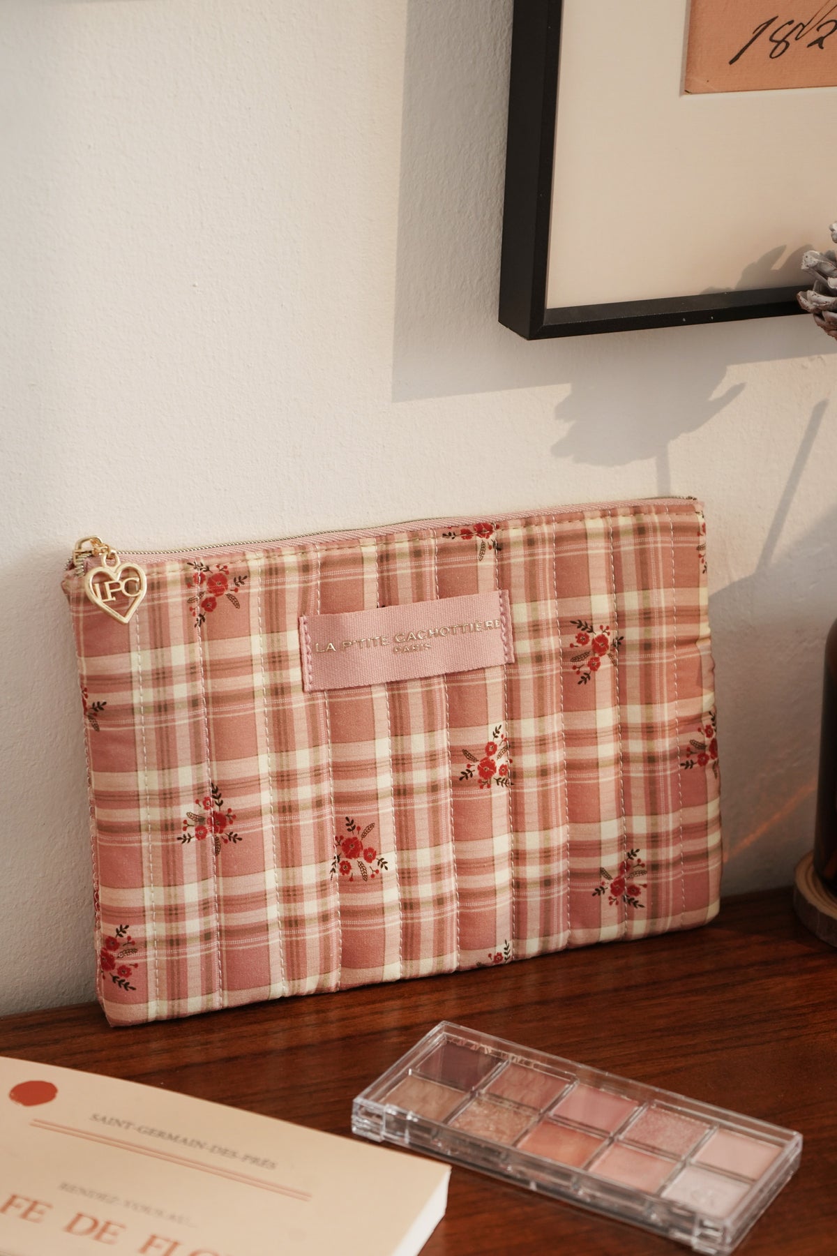 Pochette Plate - Matelassé Pivoine