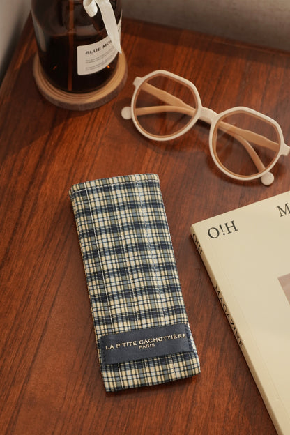 Etui à lunettes - Matelassé Saphir