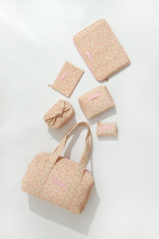 Sac Week-End - Imprimé pétales d’aurore