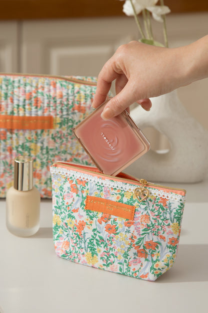 Pochette à frange - jardin d’aquarelle