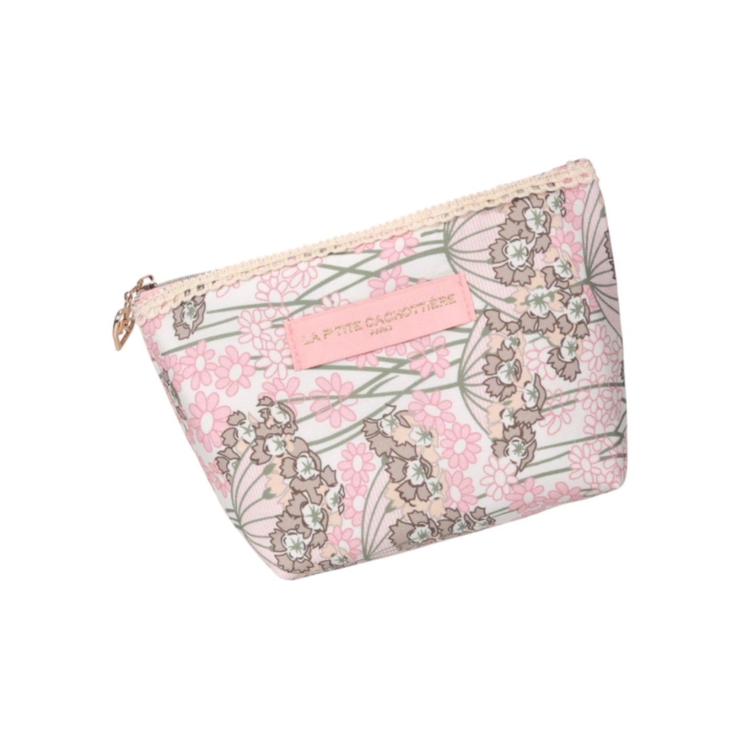 Pochette à frange - Imprimé éveil botanique