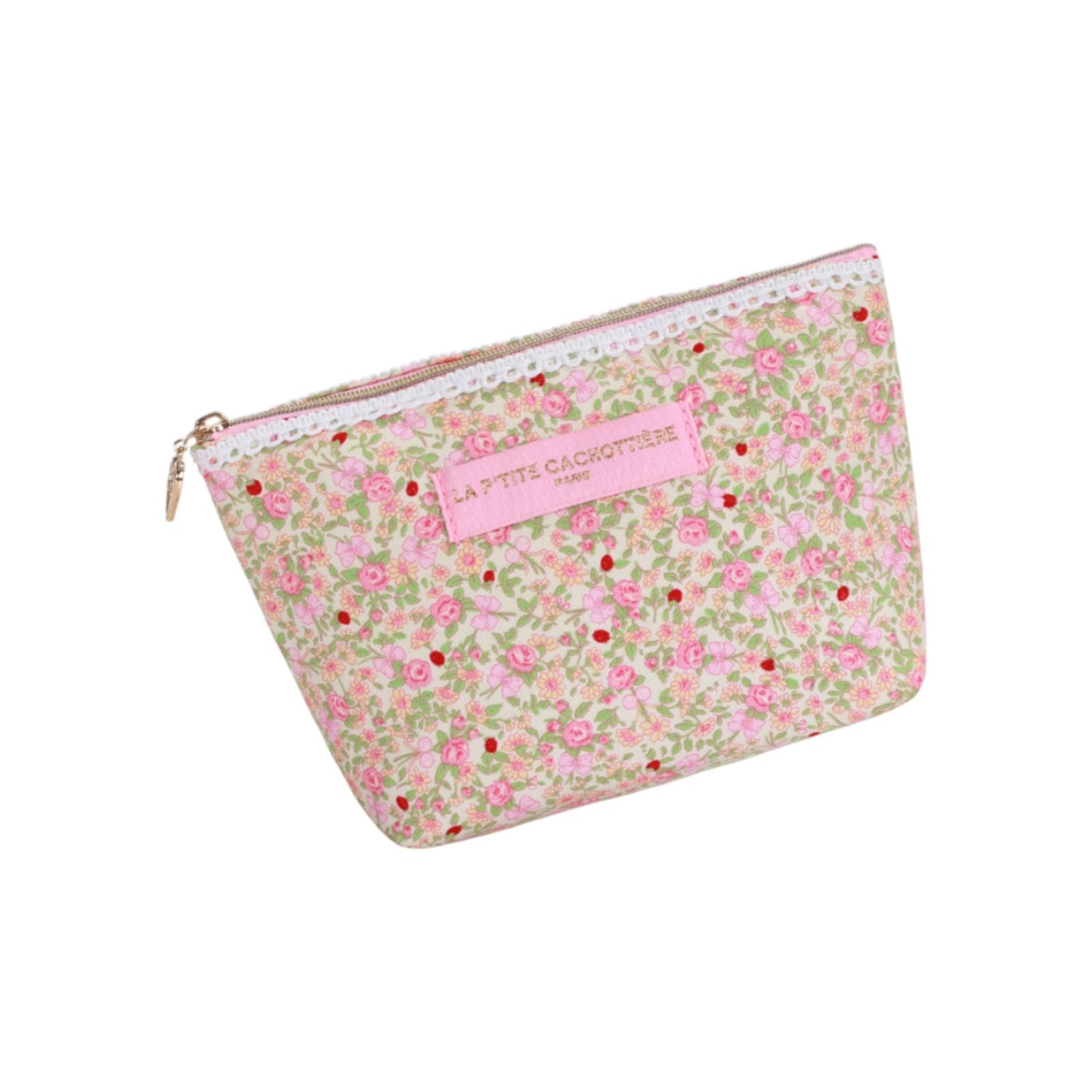 Pochette à frange - Imprimé pétales d’aurore