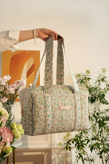 Sac Week-End - Matelassé Lilas
