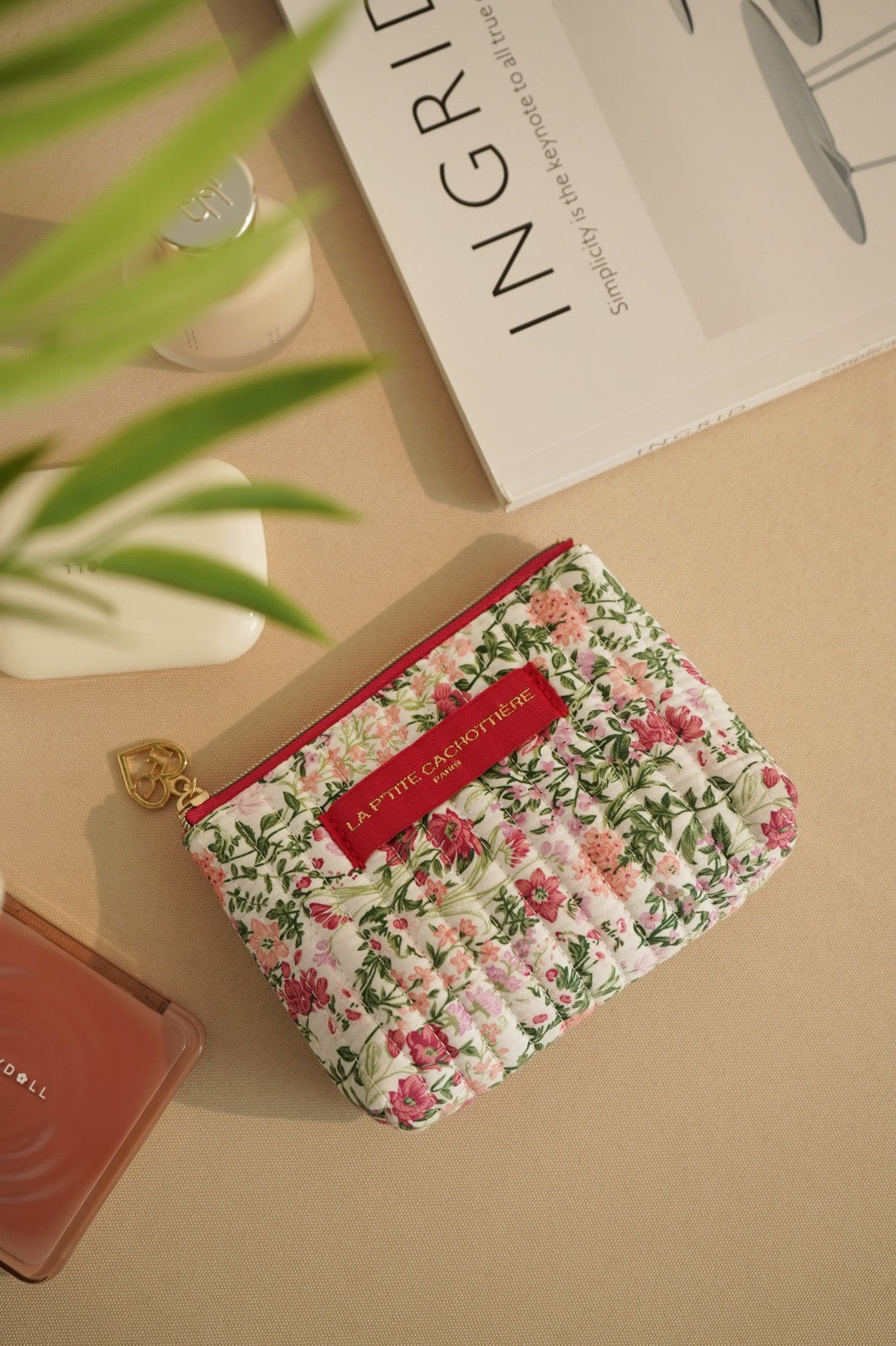 Porte-monnaie - Imprimé floraison délicate