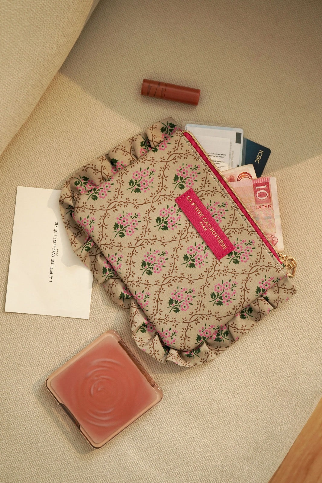 Pochette Froufrou - Camélia